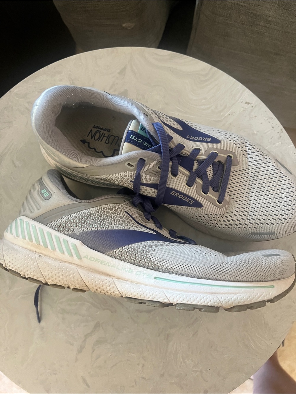 5 for $45 or $13 Brooks Adrenaline 22 running shoes - light gray